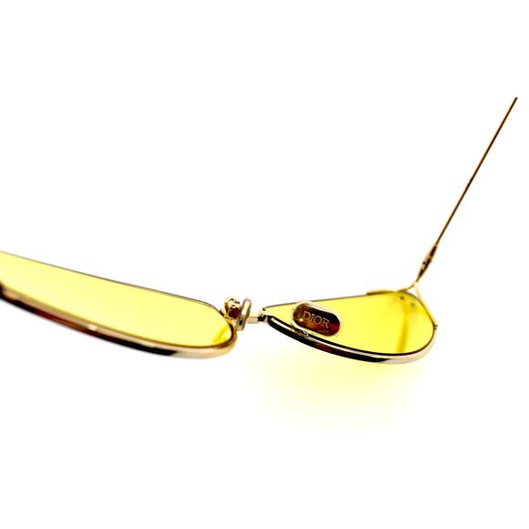 NEW DIOR MISSDIOR B1U H4C GOLD YELLOW AUTHENTIC SUNGLASSES - Picture 12 of 13